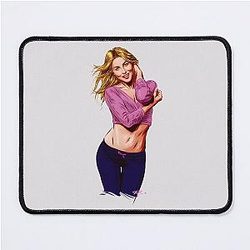 Julianne Hough - An illustration by Paul Cemmick Mouse Pad