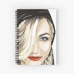 Julianne Hough Cartoonized Notebook