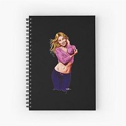 Julianne Hough T-Shirt 
Julianne Hough Spiral Notebook by Paul Cemmick