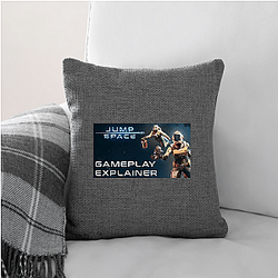 Jump Space is for 1 to 4 players Jump Space Pillows Cover