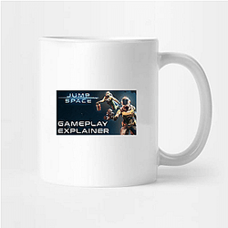 Jump Space is for 1 to 4 players Jump Space Mugs