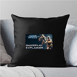 Jump Space is for 1 to 4 players Jump Space Pillows Cover