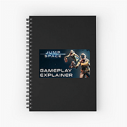Jump Space is for 1 to 4 players Jump Space Notebook