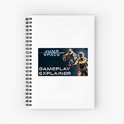 Jump Space is for 1 to 4 players Jump Space Notebook