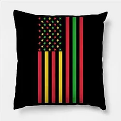 Juneteenth Pillows - Juneteenth african american Flag Freedom Equality Pillow TP1002