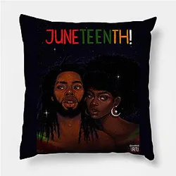 Juneteenth Pillows - Happy Juneteenth! Pillow TP1002