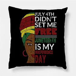 Juneteenth Pillows - Juneteenth Afrocentric Celebration Pillow TP1002
