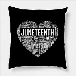 Juneteenth Pillows - Juneteenth Heart Pillow TP1002