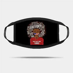 Juneteenth Face Masks - Juneteenth American Flag Afro Free-Ish Since 1865 Mask TP1002