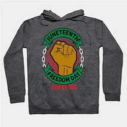 Juneteenth Hoodies - Juneteenth Day Pan African Colors Black History Fist Edit View Hoodie TP1002