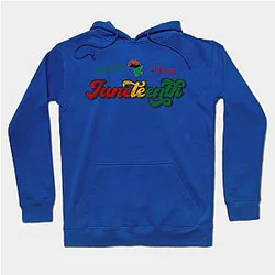 Juneteenth Hoodies - Peace Love Juneteenth Black History African American Freedom Day since 1865 Hoodie TP1002