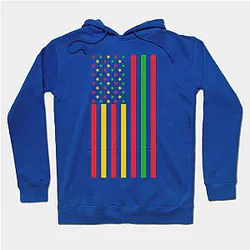 Juneteenth Hoodies - Juneteenth african american Flag Freedom Equality Hoodie TP1002