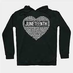 Juneteenth Hoodies - Juneteenth Heart Hoodie TP1002