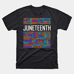 Juneteenth T-Shirts - Juneteenth Words T-Shirt TP1002
