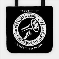 Juneteenth Bags - Juneteenth Ancestors Black African American Flag Pride Tote TP1002