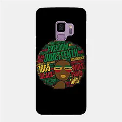 Juneteenth Cases - Juneteenth Black Woman Afro Case TP1002