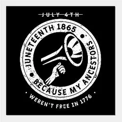 Juneteenth Posters - Juneteenth Ancestors Black African American Flag Pride Poster TP1002