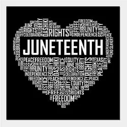 Juneteenth Posters - Juneteenth Heart Poster TP1002