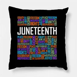 Juneteenth Pillows - Juneteenth Words Pillow TP1002