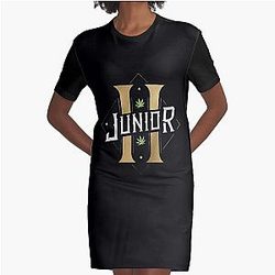 best Junior H logo Graphic T-Shirt Dress