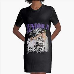 Junior H Sad Boyz Vintage Graphic T-Shirt Dress