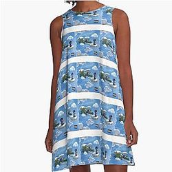 trapped in a dream junior h A-Line Dress