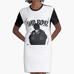 Junior H Sad Boyz Tour Graphic T-Shirt Dress