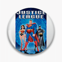 Action Adventure Justice League Unlimited Pins