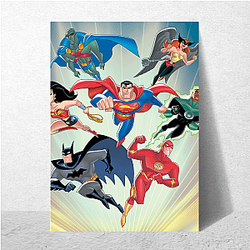 Legendary Heroes Justice League Unlimited Posters