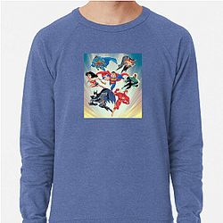 Legendary Heroes Justice League Unlimited Sweatshirts