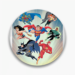 Legendary Heroes Justice League Unlimited Pins