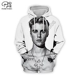 Justin Bieber Hoodies - Fashion Justin Bieber Hoodies 3D printed Hoodie AL2407