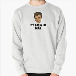 It's Gonna Be May Justin Timberlake N Sync Black text Pullover Sweatshirt