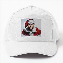 Justin Timberlake as Santa in a baseball cap