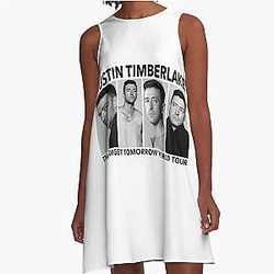 Justin Timberlake 2024 World Tour Shirt A-Line Dress