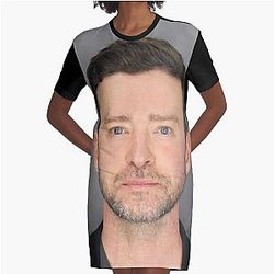 Justin Timberlake Mugshot Graphic T-Shirt