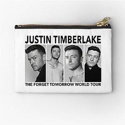 Justin Timberlake Print World Tour Justin Timberlake Shirt 2024 Concert Shirt Zipper Pouch