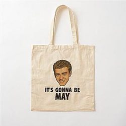 It's Gonna Be May - Justin Timberlake - NSync - Black Cotton Tote Bag