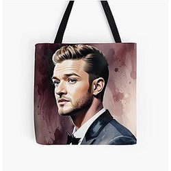 Justin Timberlake All Print Tote Bag