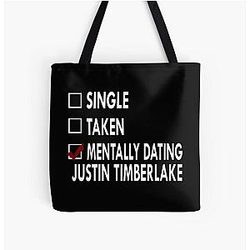 Mentally Dating Justin Timberlake Tote Bag