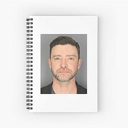 Justin Timberlake Spiral Notebook