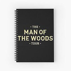 Justin Timberlake keberanian Spiral Notebook
