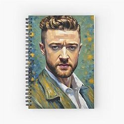 Justin Timberlake Spiral Notebook