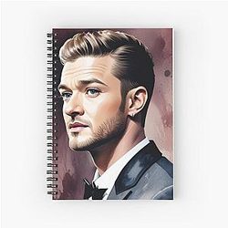 Justin Timberlake Spiral Notebook