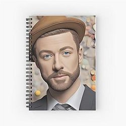 Justin Timberlake Spiral Notebook