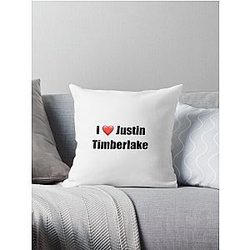 Justin Timberlake Pillow