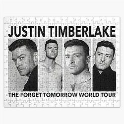 Justin Timberlake World Tour 2024 Concert Shirt Jigsaw Puzzle