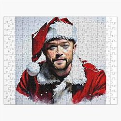Justin Timberlake as Santa Claus Jigsaw Puzzle