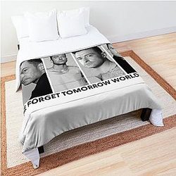Justin Timberlake print world tour shirt, Convenience store Free Justin Timberlake concert shirt Comforter