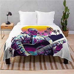 Justin Timberlake Retro Throw Blanket